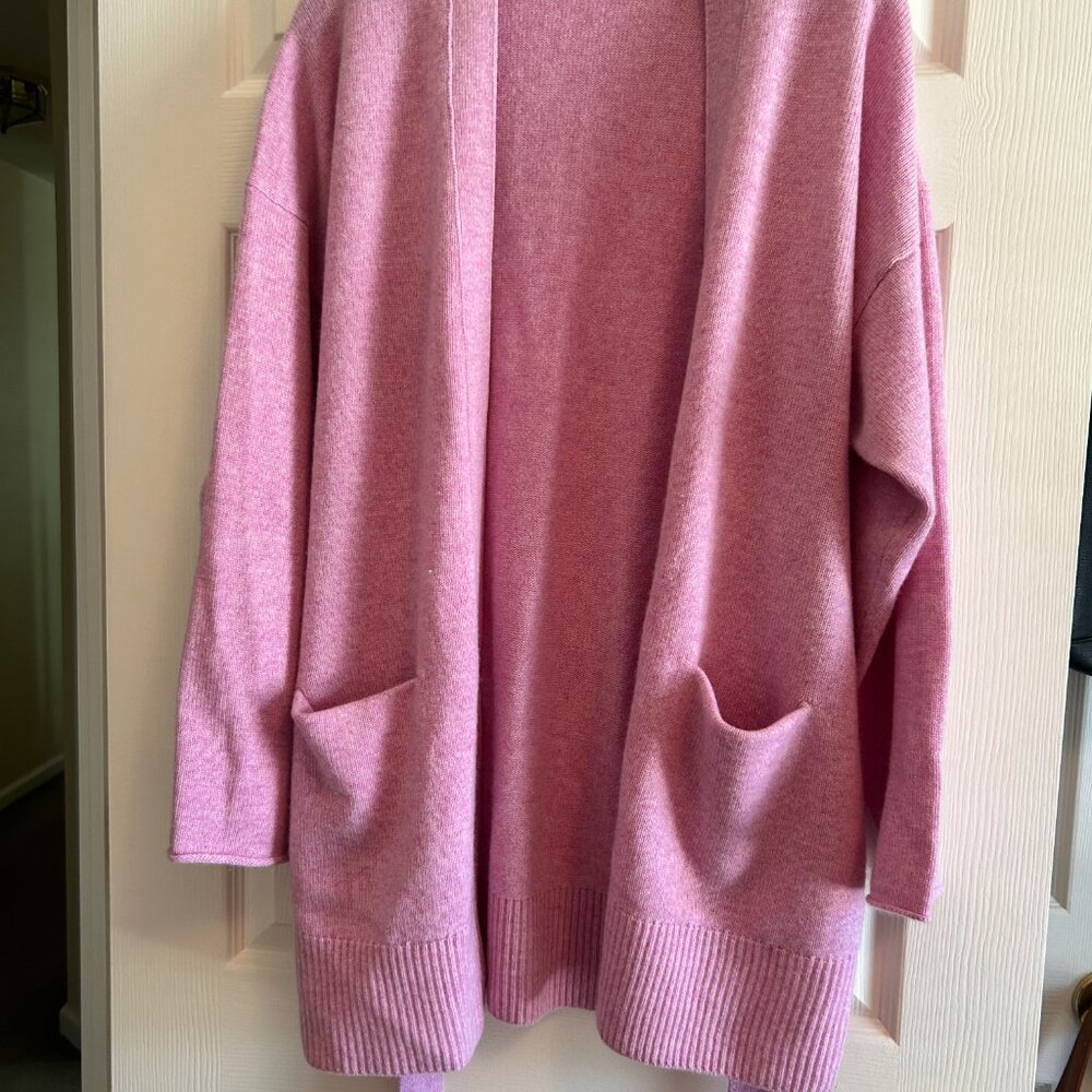J. Crew Cashmere Cardigan with belt size M/L